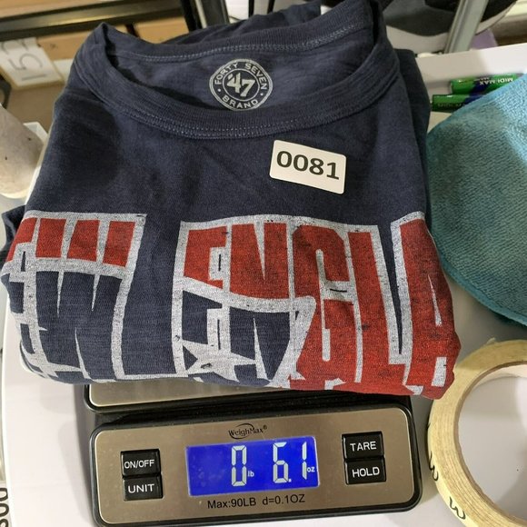 New England Patriots NFL 2XL 47 Brand Black T-Shirt Adult New Mens - Picture 9 of 9